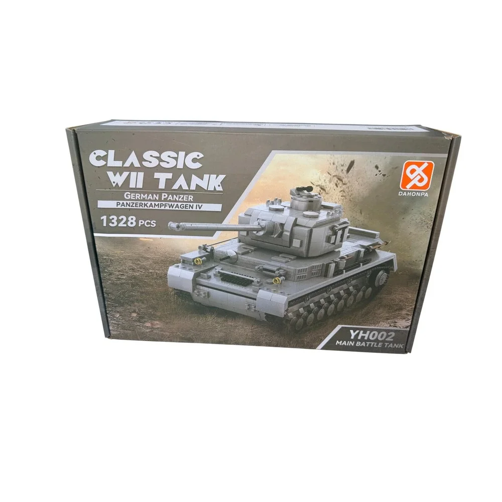 Dahonpa Classic WII Tank German Panzer IV Building Set 1328 Pcs YH002 New